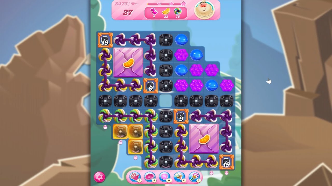 ♡Candy♡ページ Candy Crush Saga LEVEL 8473 NO BOOSTERS (new version)🐟☑️ - YouTube