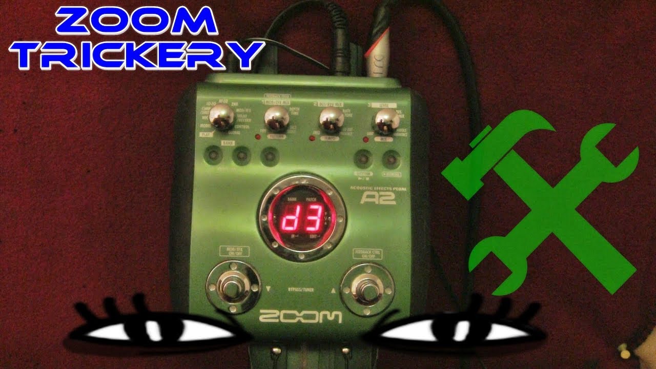 zoom/acoustic effect pedal A2.1u