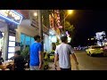 The Nightlife Street Scene in Da Nang, Vietnam