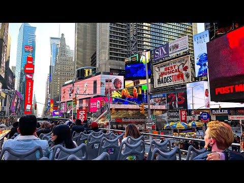 Video: Dubbeldekker-bustoere in NYC