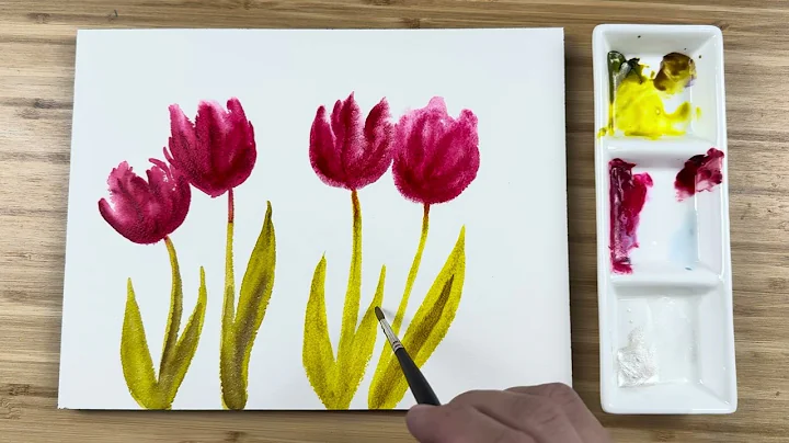 How to use Iridescent Medium for Watercolor