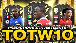 Totw 10 Predictions & Investments Fifa 22 Team Of The Week Trading