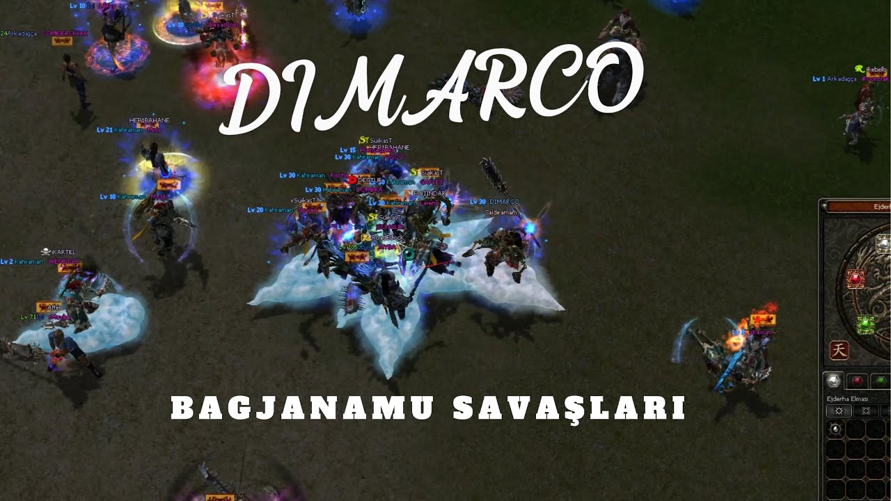 METİN2 TR BAGJANAMU SAVAŞLARI. 150Lv SAVAŞCI DIMARCO.   RUH VURUŞU MİSİLLEME.