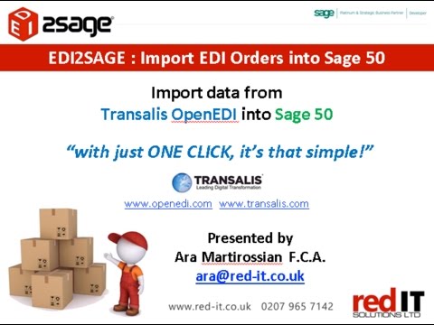 EDI2Sage: How to import EDI orders into Sage from OpenEDI
