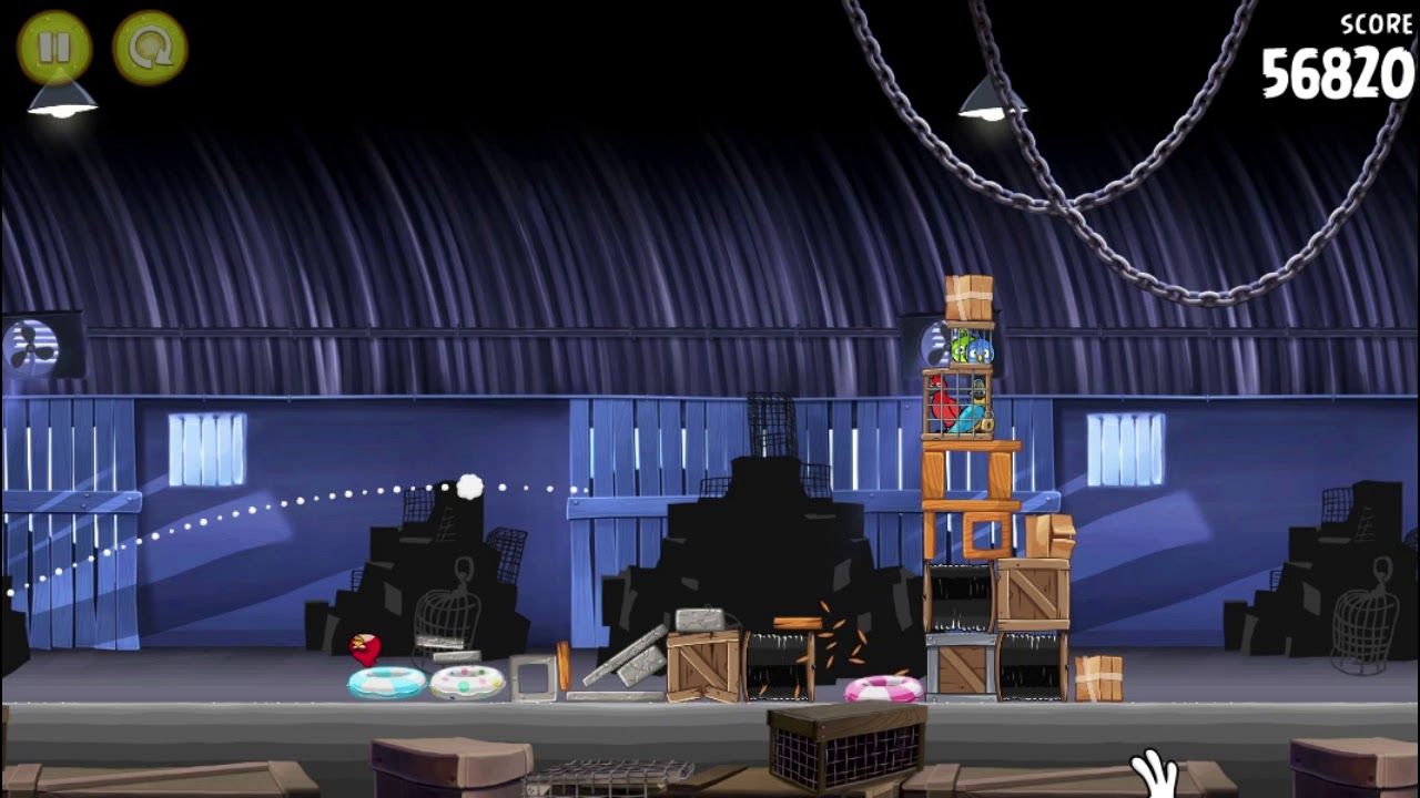 Game Over: Angry Birds Rio (PC) (Smugglers' Den variant) - YouTube