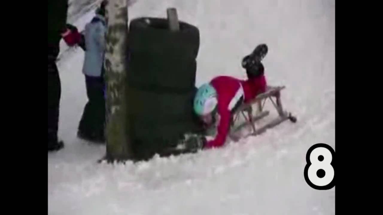 10 Epic Snow Crashes in 1 Min