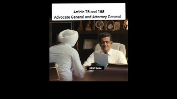 UPSC Polity | Article 76 of indian constitution | #ias #polity #prelims #mains #ncert #satire #memes