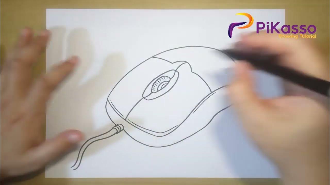 Computer Mouse Easy Drawing Tutorial YouTube