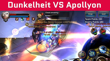 Dunkelheit VS Apollyon - 66B VS 90B Server Fight - Legacy Of Discord