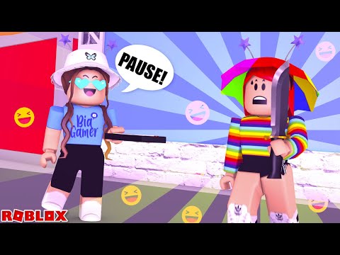 Roblox - O DESAFIO DO PAUSE QUE DEU ERRADO (Murder Mystery 2)