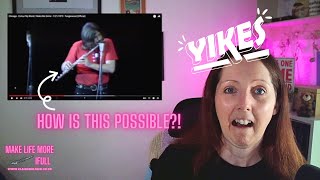 Watch as horrified flutist reacts to Chicago classic Colour My World!