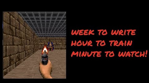 Watch a neural network learn to play ViZDoom Basic scenario!