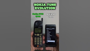 Evolution of the Nokia Tune (1998-2010) - Nokia 5110 vs Nokia N8 #nokia #nokiaringtone #evolution