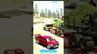 Beautiful Peterbilt Heavy Machinery Transport ⚙️⚠️❗(Truck) #shorts