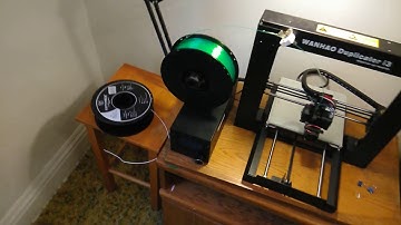 How I change out 3d printing filament rolls (Wanhao I3)