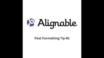 An Alignable Formatting Trick