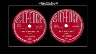 (1951) Gilt Edge 5034 Time Marches On B/W Hot Foot Rag Slim Rhodes