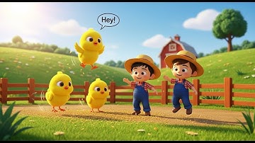 Five Little Chicks – Pecking for Numbers | Fun Counting Song for Kids | Learn Numbers on the Farm
