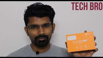 TECH BRO - Resonate RouterUPS CRU12V2 Power Backup for WiFi Router UNBOXING , INSTALLATION & REVIEW