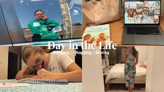 Day in the Life  |  (studying, shopping, try on haul, driving)