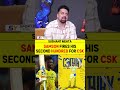 SAMSON FIRES HIS SECOND HUNDRED FOR CSK 🔥#sanjusamson #ipl2026 #cskvsmi