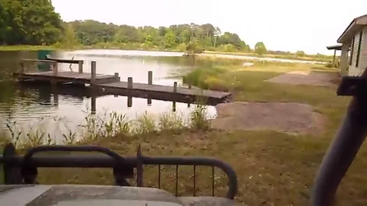 Driving with David Gaddis at his property, Forest,...