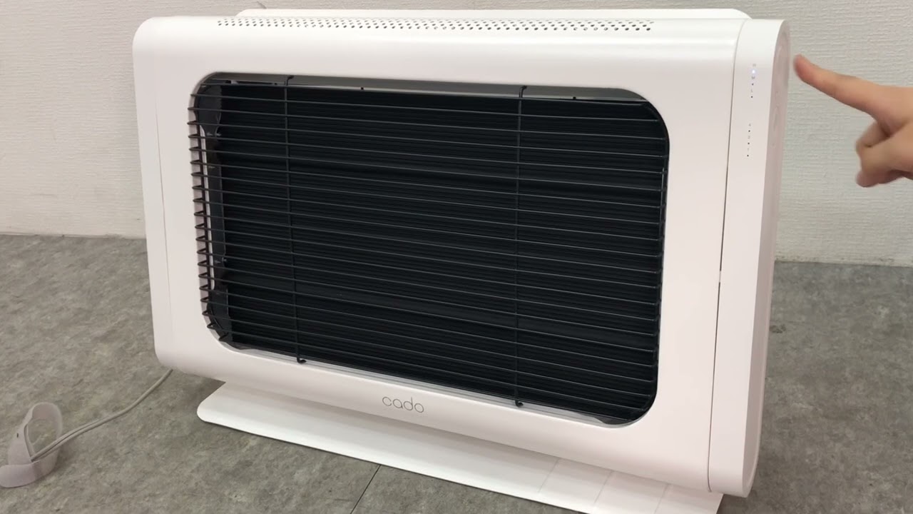 □cado カドー 電気ヒーター SOL-002 ホワイト 2020年製 動作確認済み