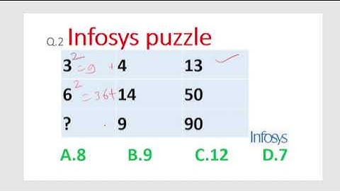 Infosys Previous Year Puzzle Questions | Asked in Real Exams | Infosys Exam 2025 | Previous Question