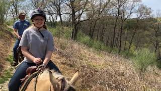 Horse back riding in Trexler Nature Preserve