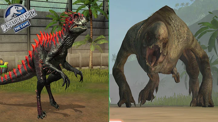 SCORPIOS REX VS BOSS DISTORTUS REX || Jurassic World - The Game