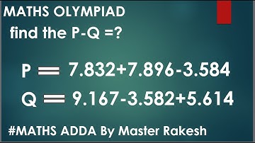 “Solving Complex Math Olympiad Problems | #MathsAdda by Master Rakesh”
