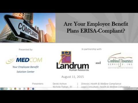 Landrum Human Resources and Medcom ERISA Compliance Webinar