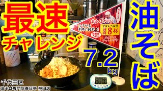 【⚠️閲覧注意】【大食い】油そばの8杯チャレンジ（7.2kg）に本気で挑んで来た‼️【MAX鈴木】【マックス鈴木】【Max Suzuki】【チャレンジ】【チャレンジメニュー】