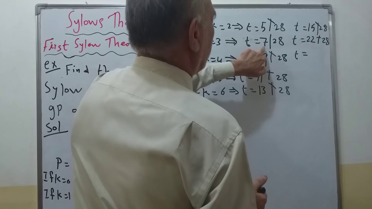 نظريات  سيلو 2 _ 2 Sylow Theorems   ا  .  م .  علي يونس