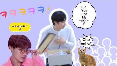 HanBin unbox quà từ tiền bối J-Hope(BTS)
