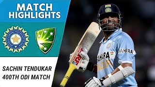 Sachin Tendulkar 400e ODI | India verpletterd thuis | Gilchrist's Masterclass \u0026 Johnson's 5-Fer