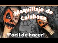 Maquillaje de calabaza🎃| fácil de hacer