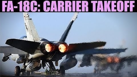 FA-18C Hornet: Carrier Trim, Taxi, Hookup & Launch Tutorial | DCS WORLD