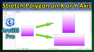ArcGIS Pro Tutorial: Polygoon nauwkeurig uitrekken op X- of Y-as