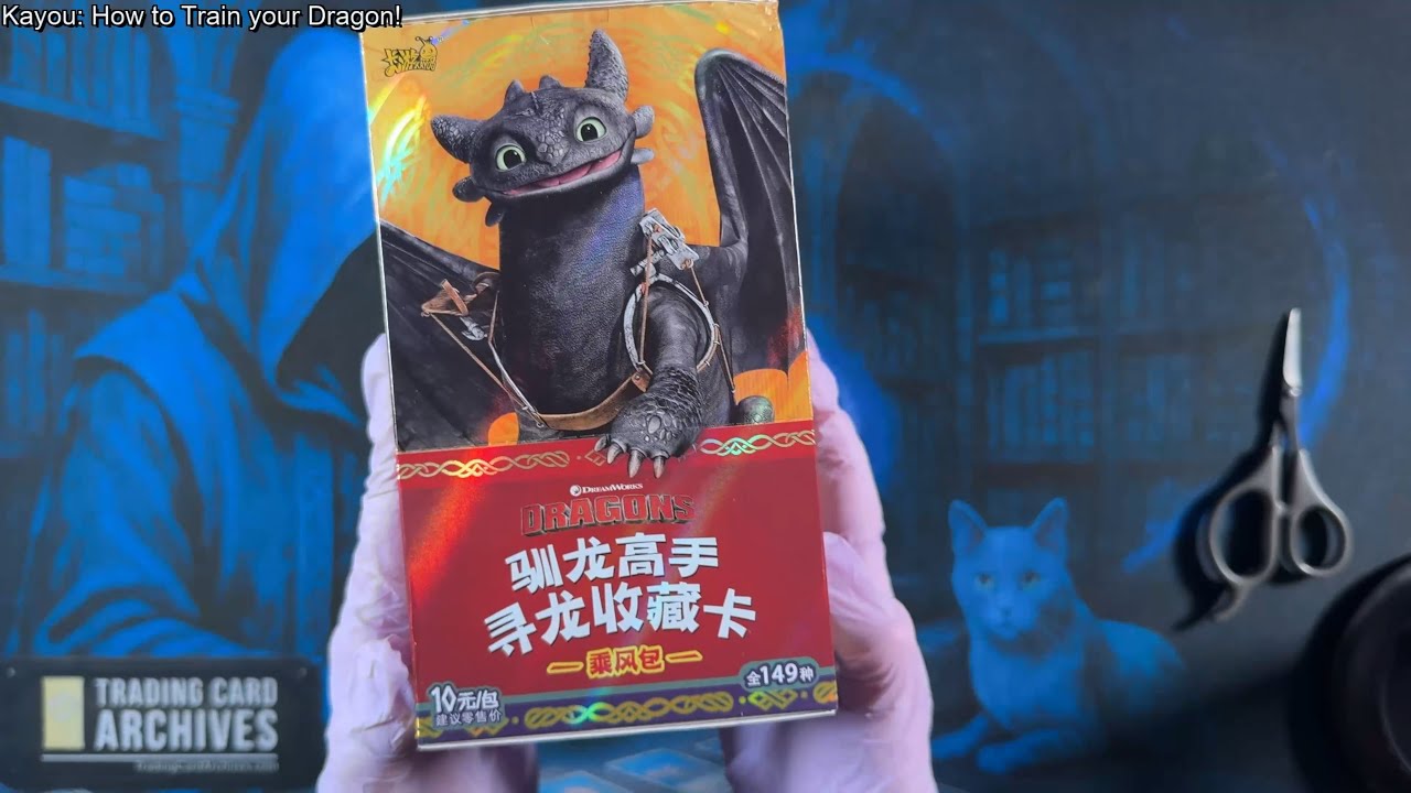 Kayou How to Train Your Dragon Trading Cards | Official Licensed Box Break