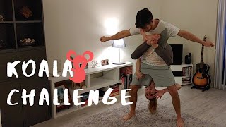 We Tried the Koala Challenge | TikTok Couples Koala Challenge |  Quarantine Challenge