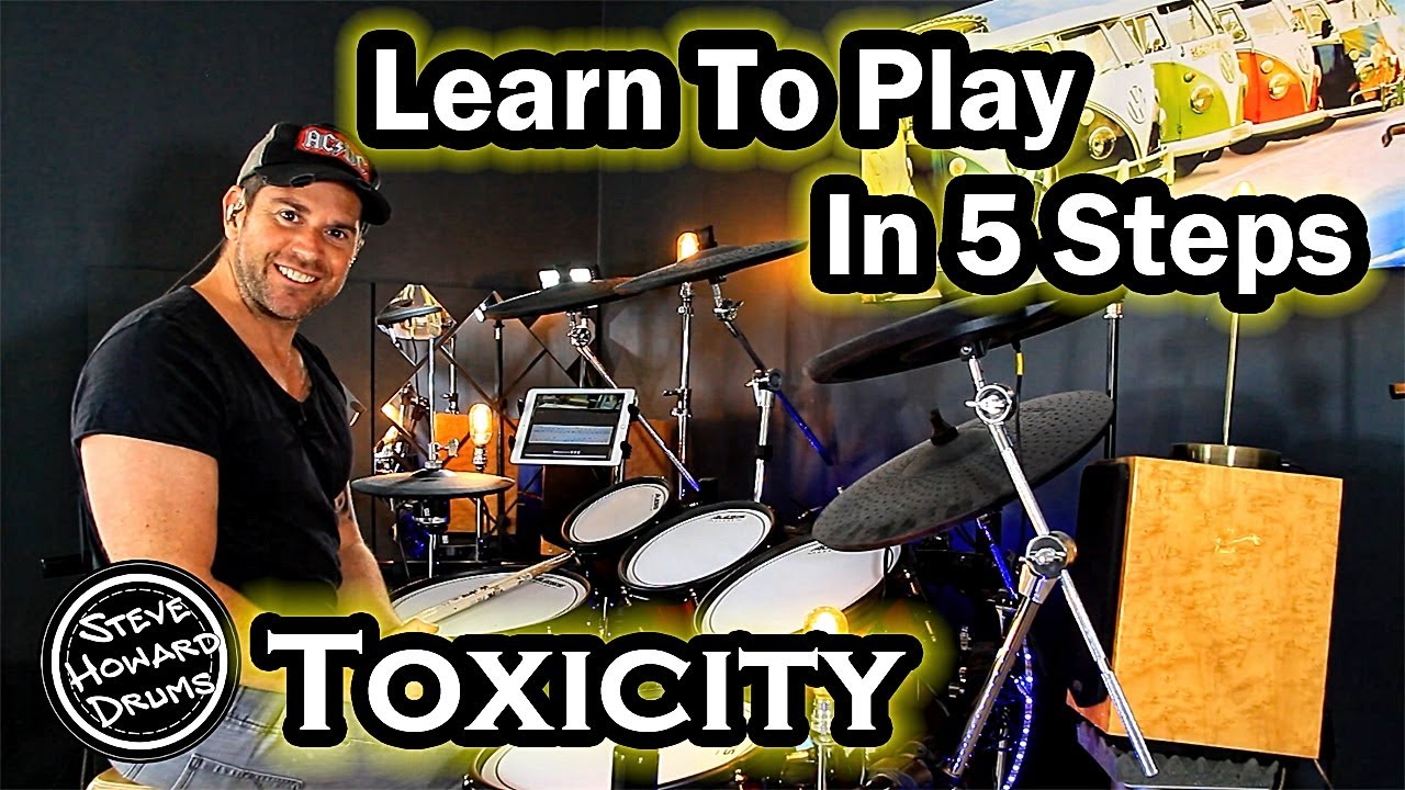 5 Steps To Play *Toxicity* System Of A Down Drum Tutorial Lesson YouTube