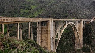 Colossal Bixby Bridge Structure along Big Sur Coast, California State Route , February 2024 #bigsur