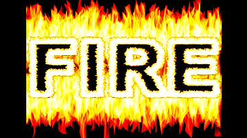 Fire Text Effect with The Flame Generator Completely on Photoshop [Photoshop Tutorial]