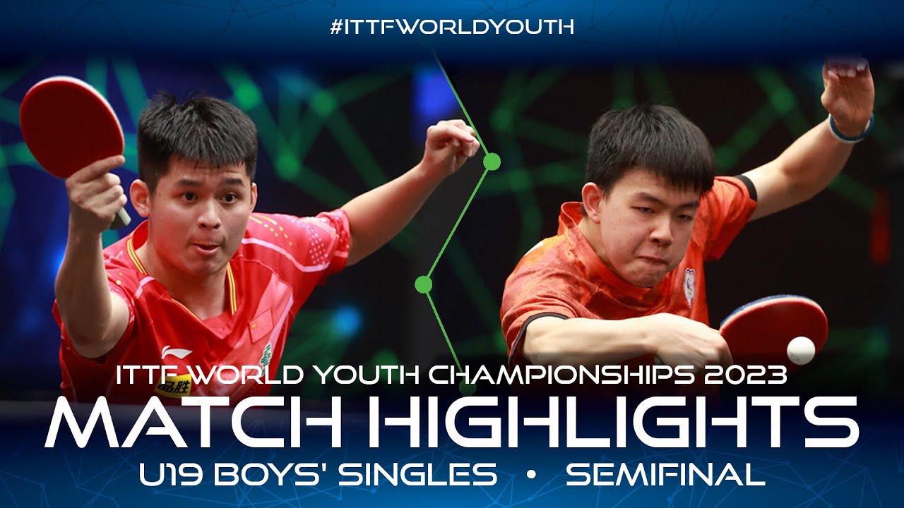 Lin Shidong vs Kao Cheng-Jui | U19 BS-SF | ITTF World Youth Championships 2023