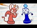 Pencilmate's Chess Showdown! | Animated Cartoons Characters | Animated Short Films