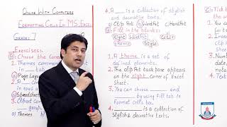 Class 7 - Computer Studies - Chapter 9 - Lecture 3 - Exercises: A, B and C - Allied Schools Wealth