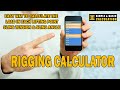 The Best Rigging Calculator Made Easy #rigging #crane #lifting