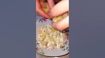 Это самый вкусный Салат с Ананасами который я когда нибудь ела