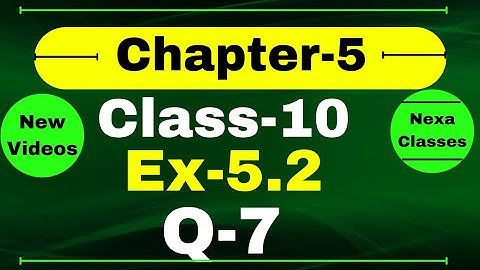 Class 10 Ex 5.2 Q7 Math Arithmetic Progression | Q7 Ex 5.2 Class 10 Math | Ex 5.2 Q7 Class 10 Math